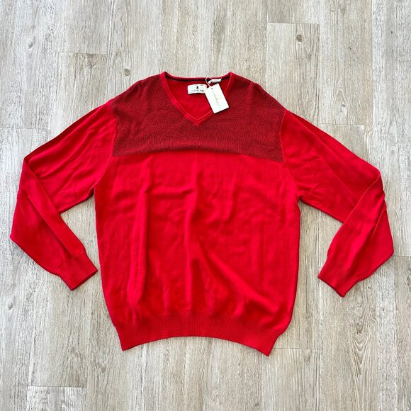 Mens NWT Southern Pines Red Sweater - XL - Picture 1 of 5